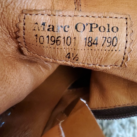 Marc O'Polo leather heeled ankle boots - Picture 7 of 9